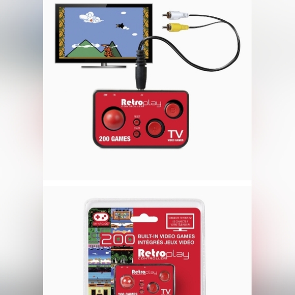 NWT Electronic "MY ARCADE" Plug N Play 200 Built in Video Games - Picture 7 of 7